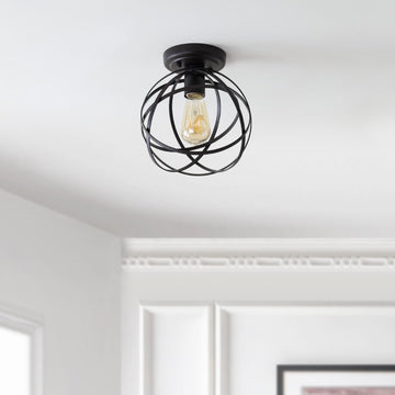 Alma 13" Metal LED Flush Mount - JONATHAN Y